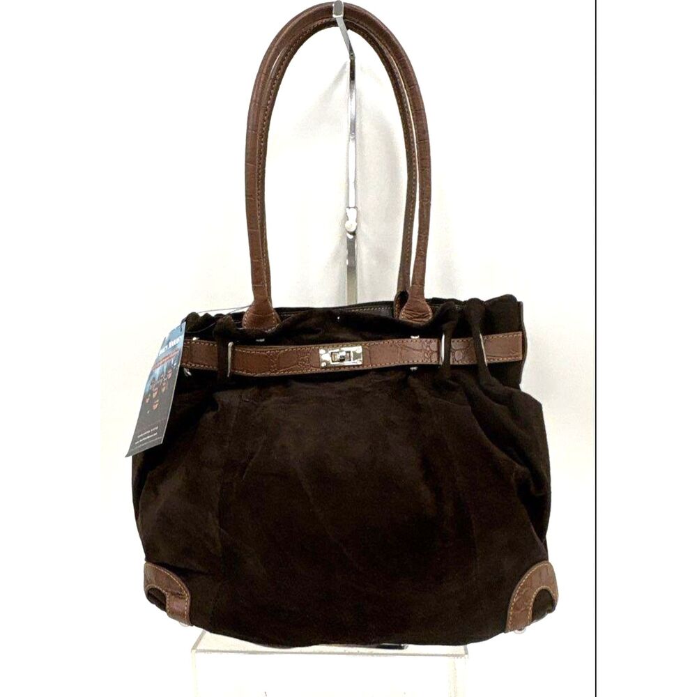 NWT Gun Tote'n Mamas Brown Suede Hobo Bag Concealed Carry Purse NWT